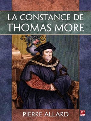 cover image of La constance de Thomas More